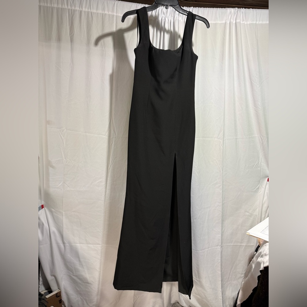 EUC Abyss By Abby Black Maxi Dress Sz S (5QV)